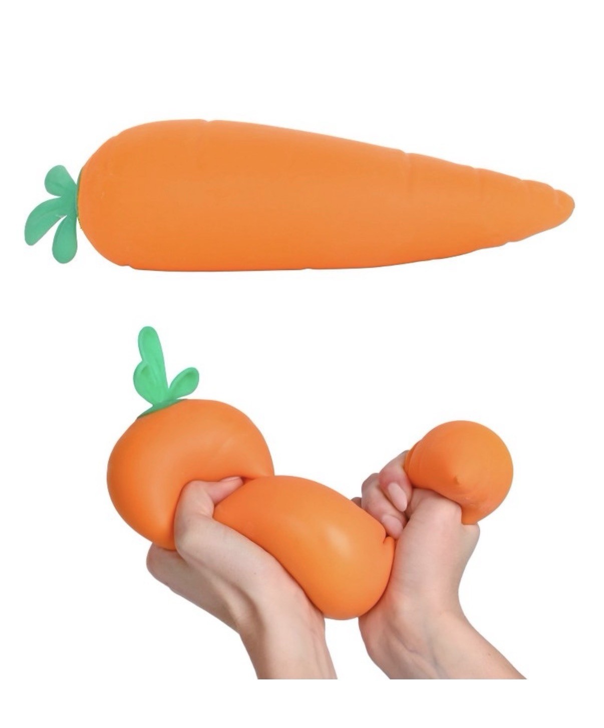 Sunny Days Target Squeezy Carrot Orange Stress Toy Soft Squeeze Fidget BRAND NEW