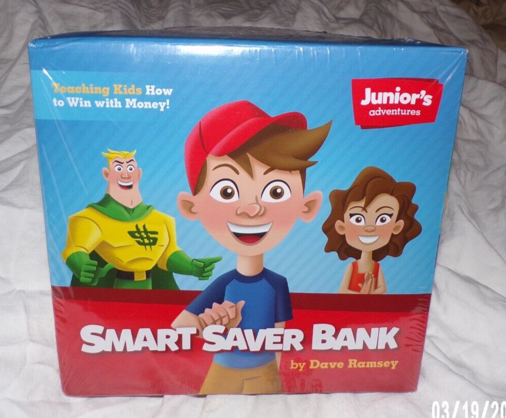 Junior’s Adventures Smart Saver Bank by Dave Ramsey. New Factory Sealed.