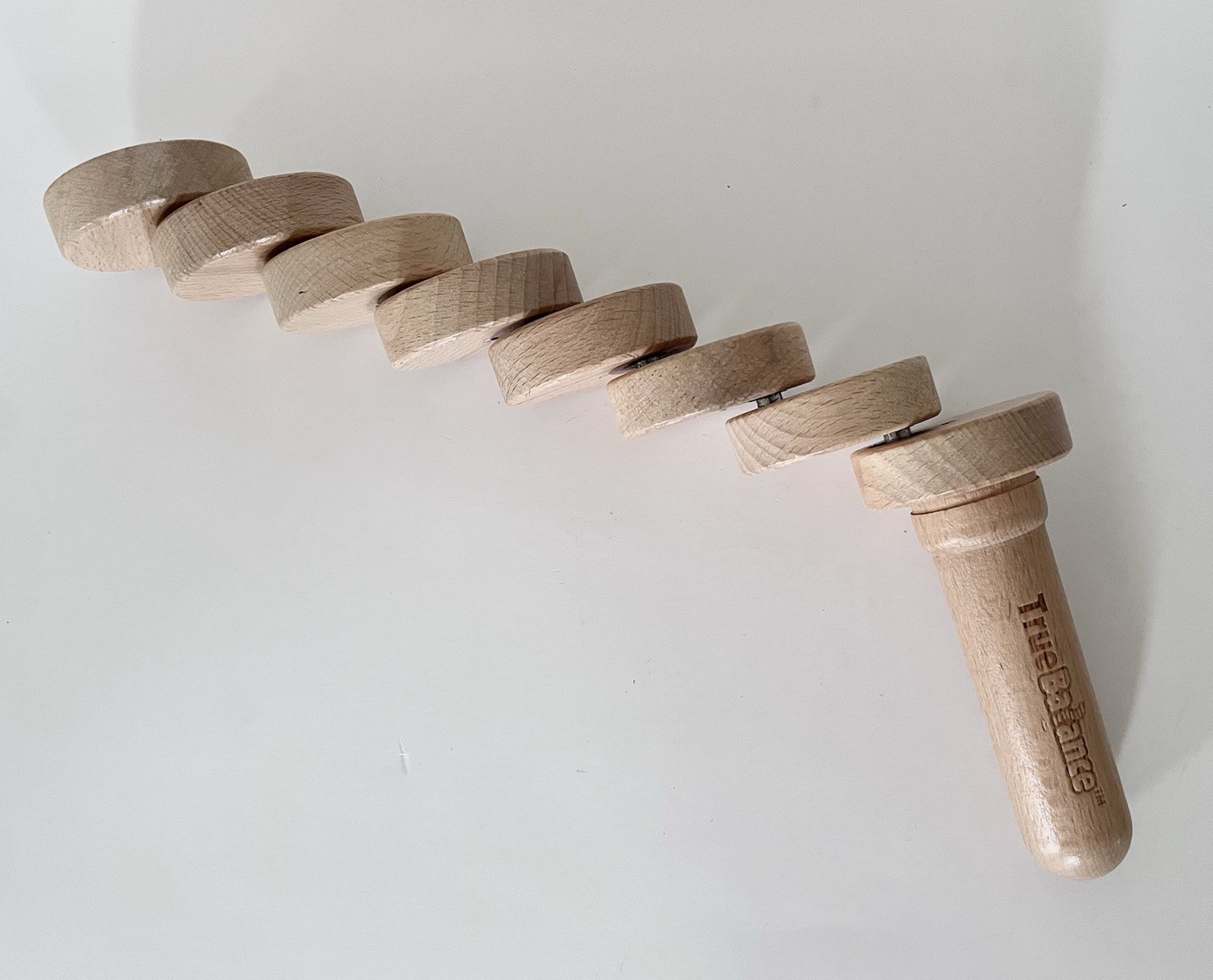True Balance Handheld Wooden Toy Game Stack To Solve Motor Cordination Skills