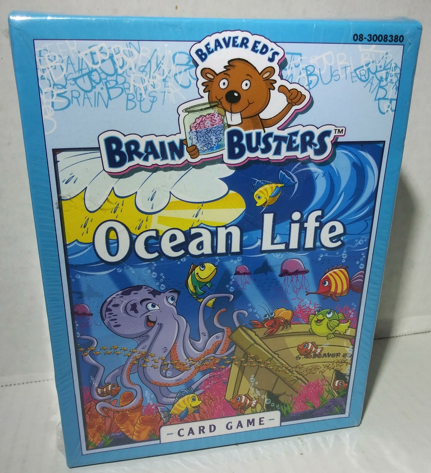 Beaver ED’s Brain Busters Ocean Life Card Game Educational Kid’s Ages 6 & up NEW