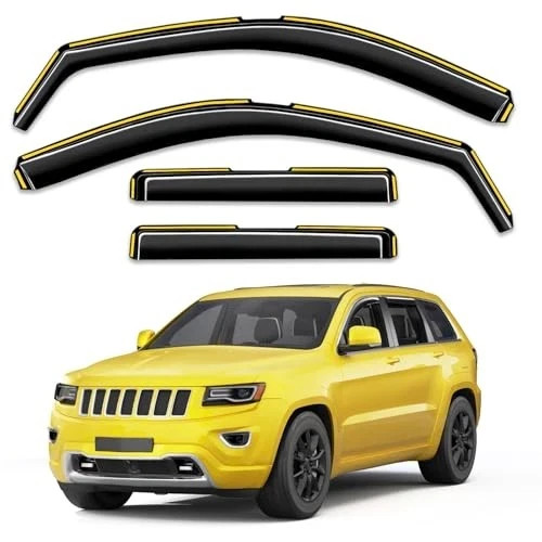 in-Channel Window Rain Guards Fit for Jeep Grand Cherokee 2011-2021 (NOT for L)