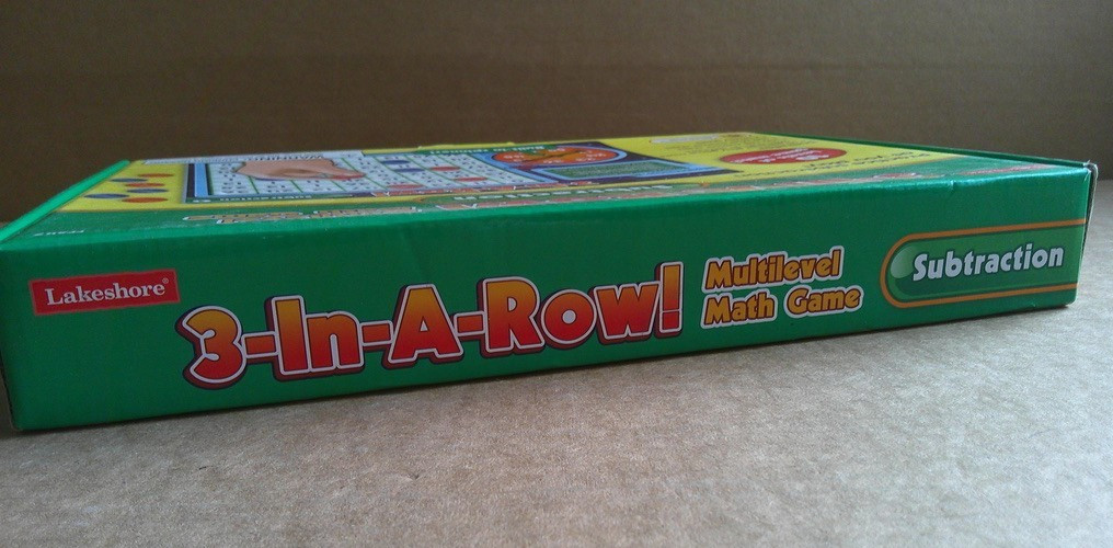Lakeshore Learning – 3-in-A-Row! Multilevel Math Game – Subtraction # FF547