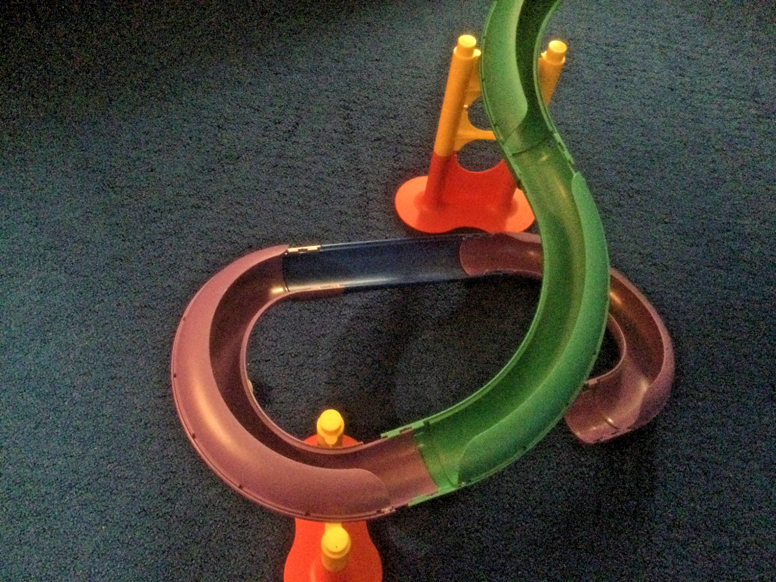 Stem Toy/LakeShore Educ.Suspension Marble Run,Ball/Car Track 17Lg.Pcs See video