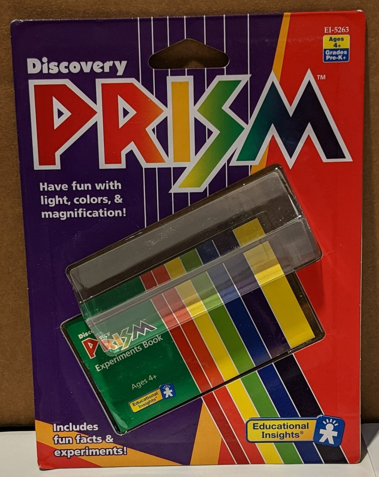 EI5263 Discovery Prism, Educational Insights – Fun Facts & Experiments – Ages 4+