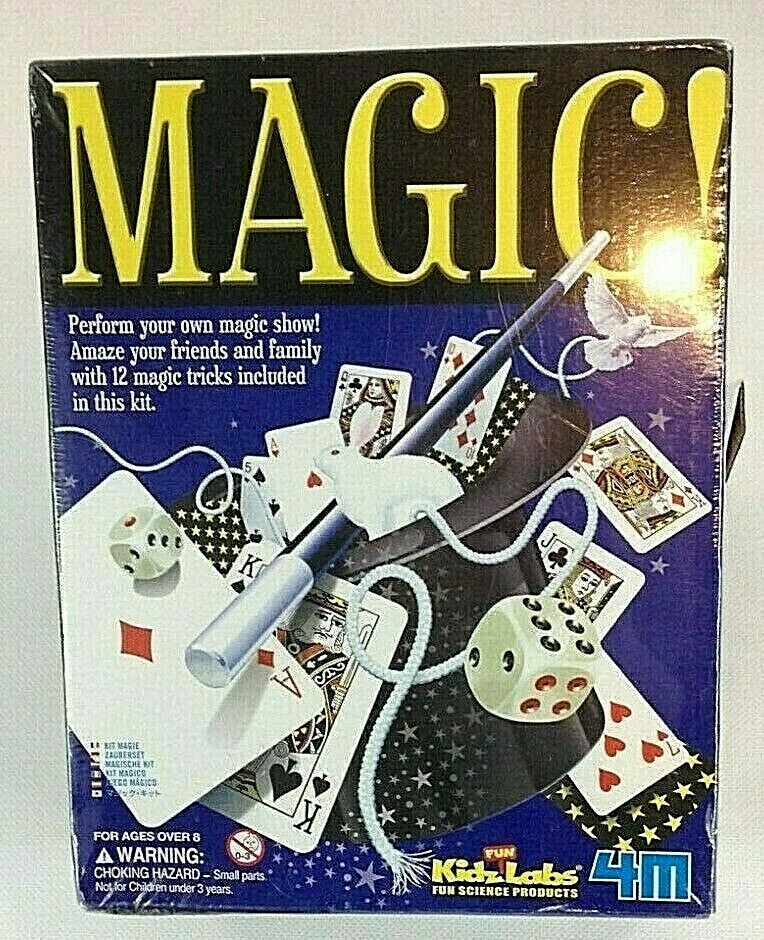 Kidz Labs Perform Your Own Fun Magic Show Kit – Kids, Family, Gift – New in Box