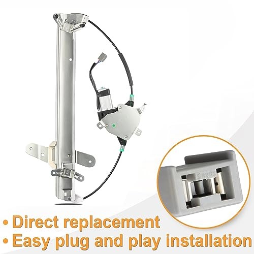 Front Power Window Regulator Driver Side with Motor Replacement for Lincoln Town