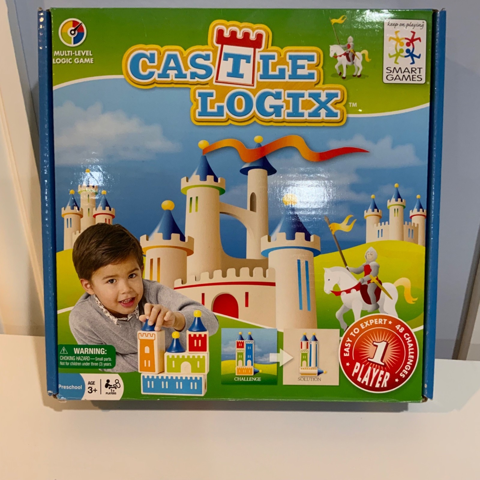 Castle Logix Educational Building Logic Game Multi Level Blocks Game