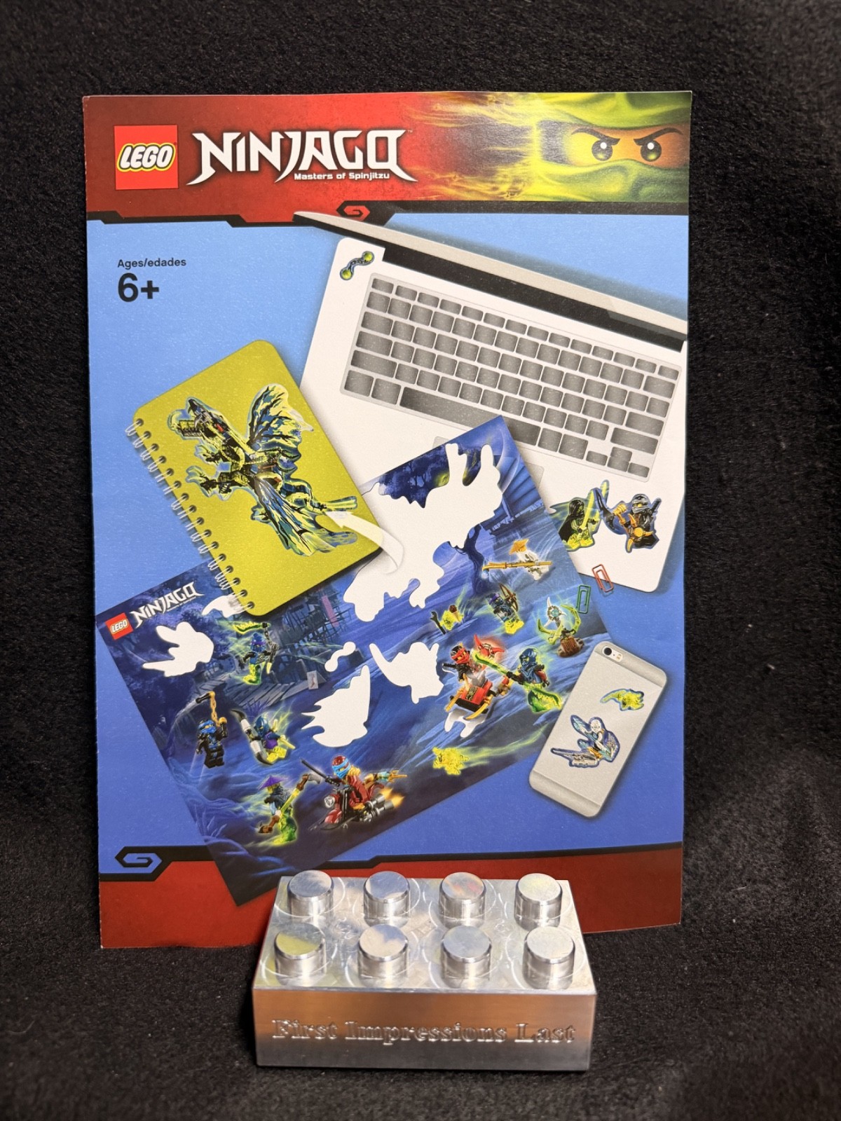 Lego 6117577/5002921 Ninjago Stickers for computer phone or notebook HTF Retired