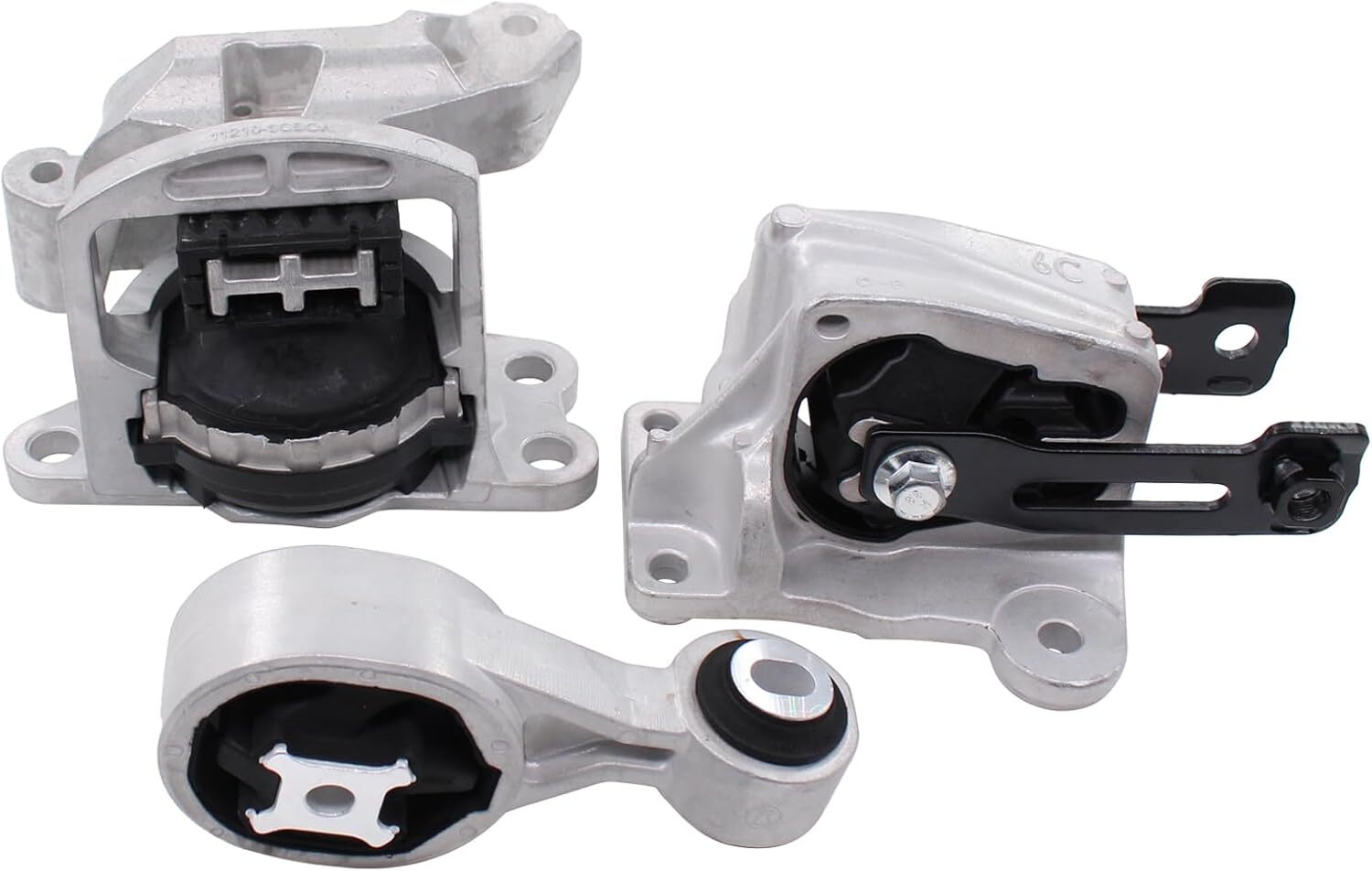 ApplianPar Rear Right Engine Mount and Lower Upper Torque Strut Mount Kit for