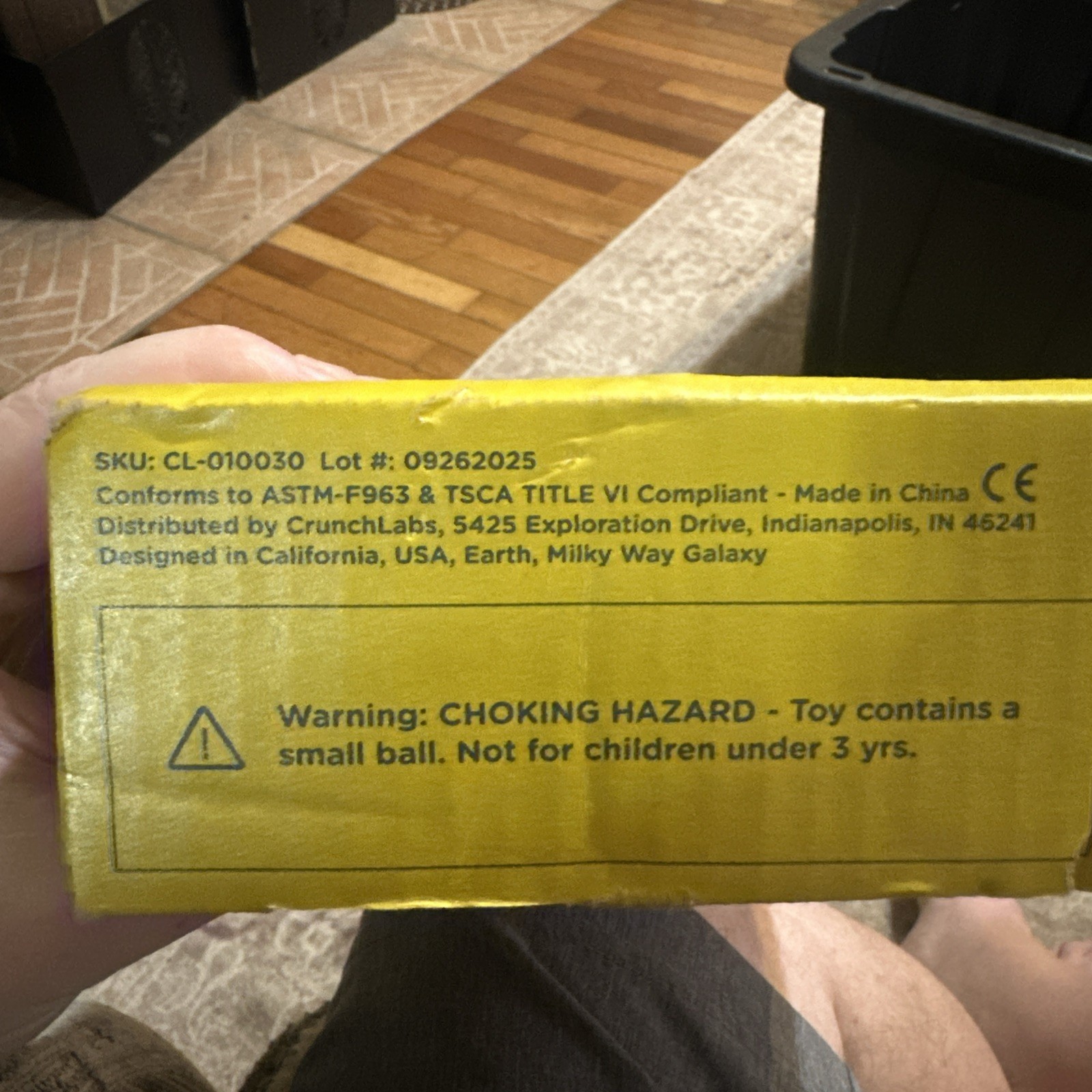 Crunch Labs Box by Mark Rober Trap Door Maze All Items Sealed box damage