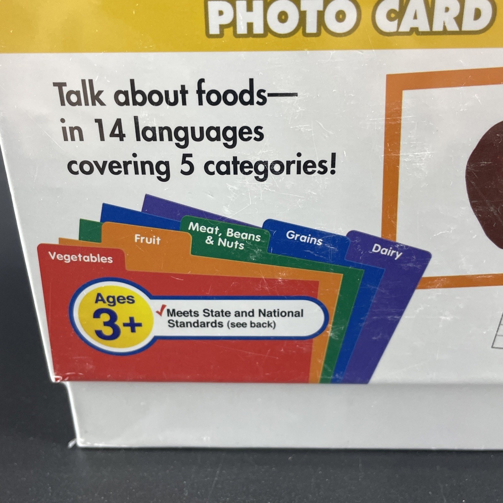 Lakeshore Foods Photo Card Library Ages 3+ 14 Languages 5 Categories Educational