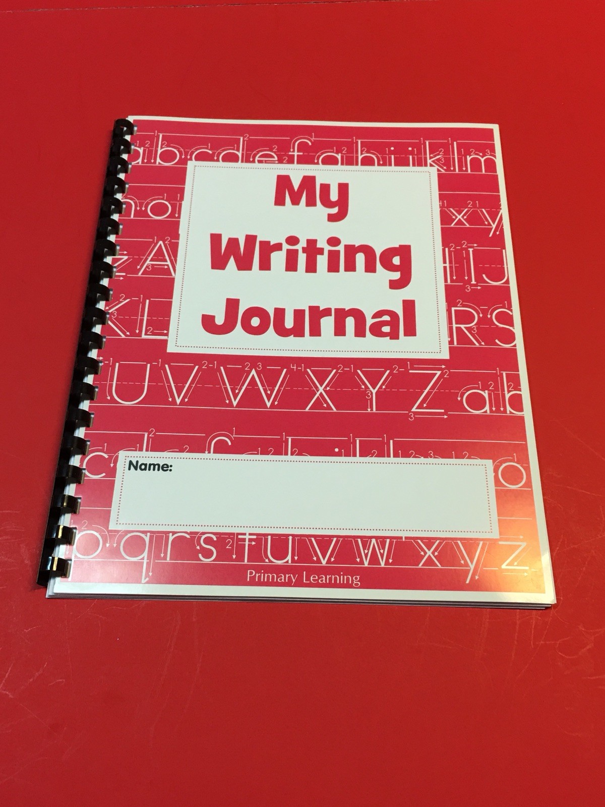 Primary Learning My Writing Journal – 30 Pgs (Red) Single Book.