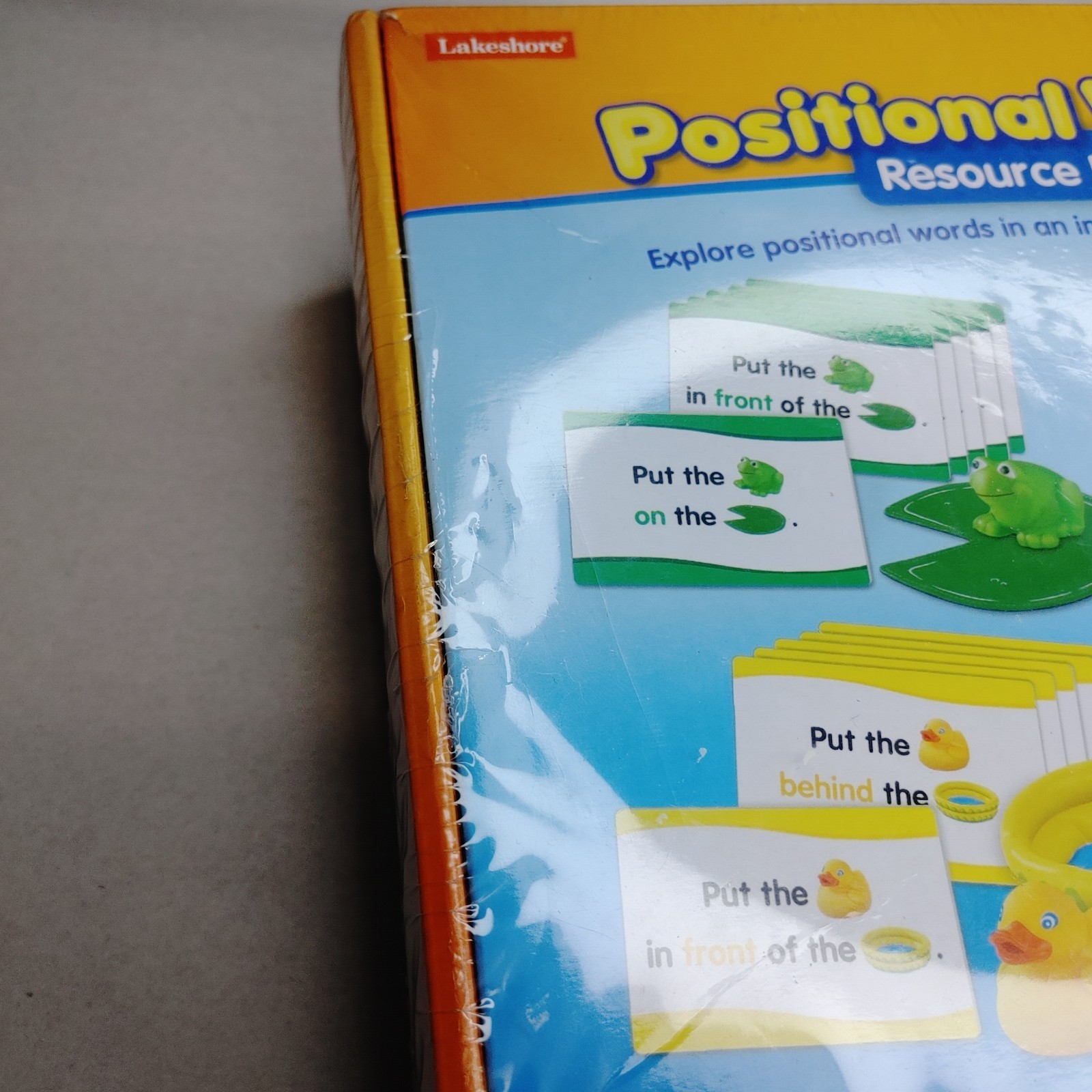 Lakeshore Positional Words Resource Box Ages 3+ PP949 Sealed (READ)