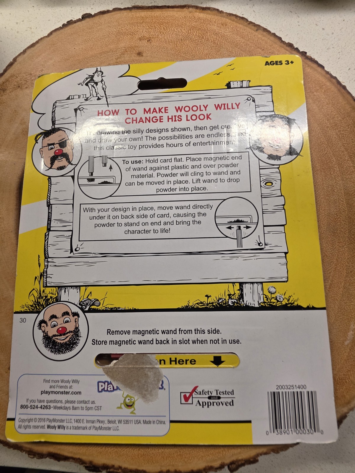 Magnetic Wooly Willy Drawing Toy