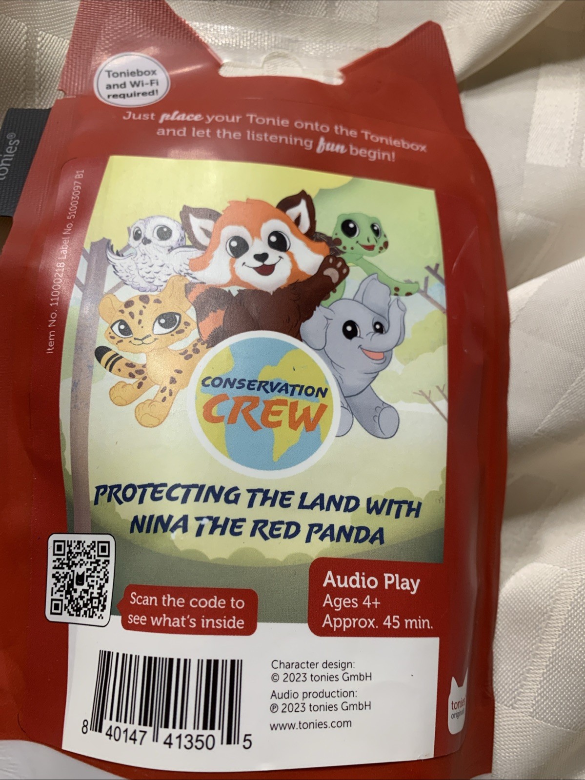 Tonies Protecting the Land with Nina the Red Panda – NEW & SEALED!
