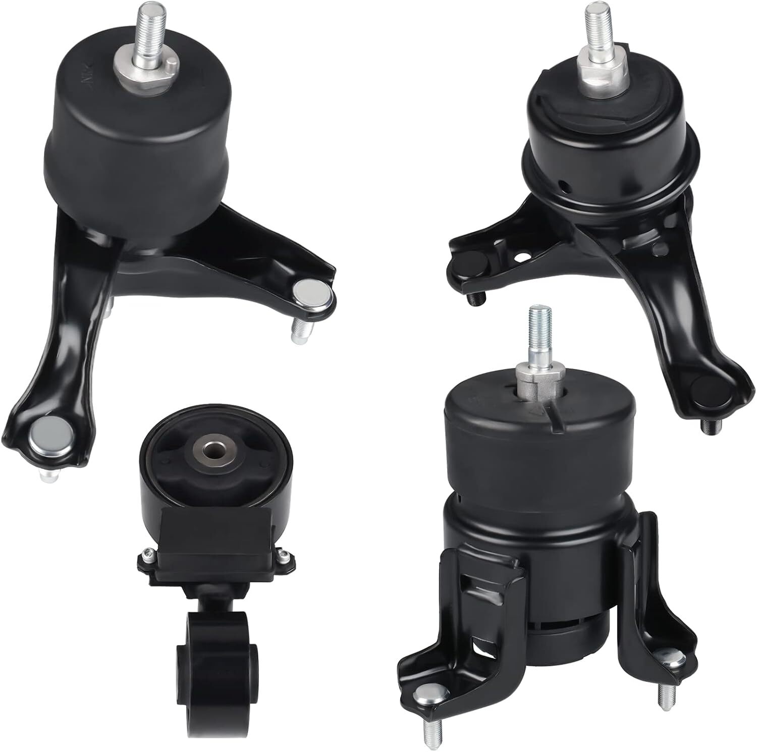 JDMON 4Pcs Engine Motor Transmission Mount Replacement for Toyota Camry 2.4L (