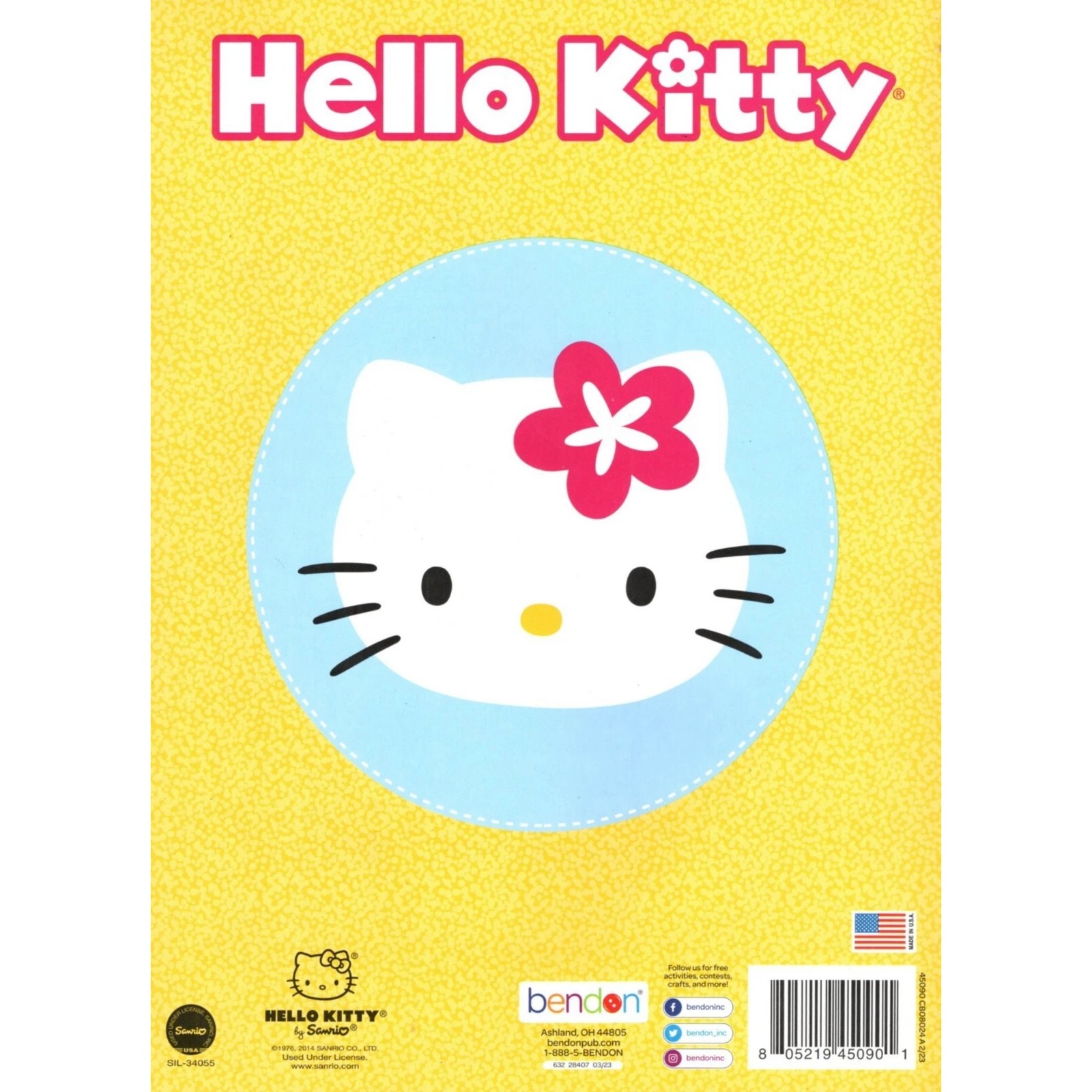 Set of 2 Sanrio Hello Kitty & Friends Jumbo Coloring & Activity Book