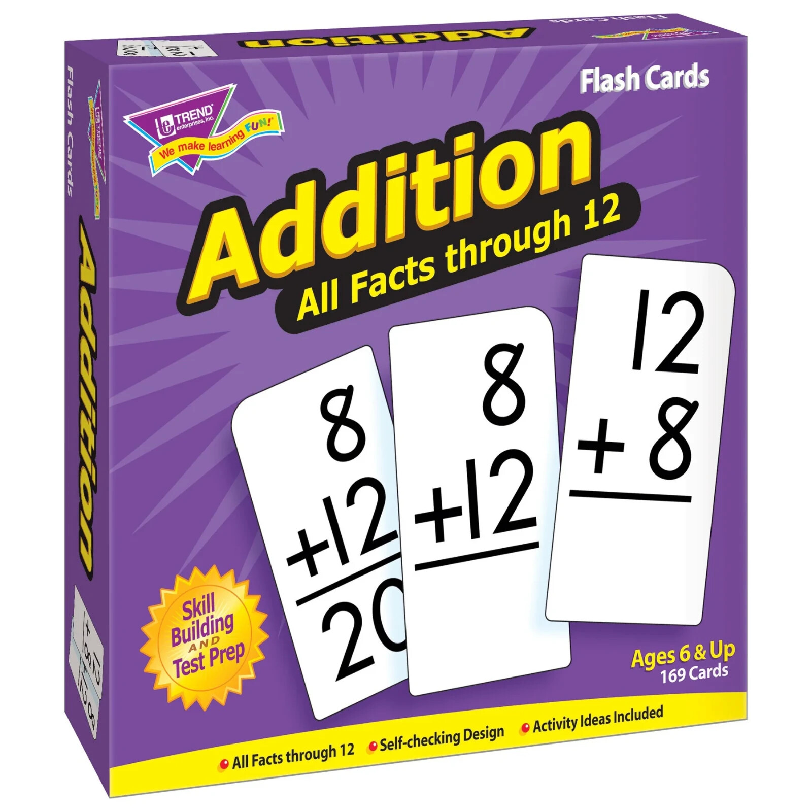 TREND ent. Flash Cards (Addition, Multiplication, Division, and Subtraction)