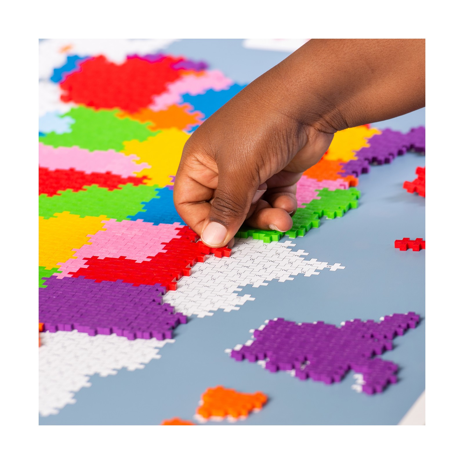 New – Plus-Plus Puzzle By Number – Map of the United States: 1400 Pcs – Ages 5+
