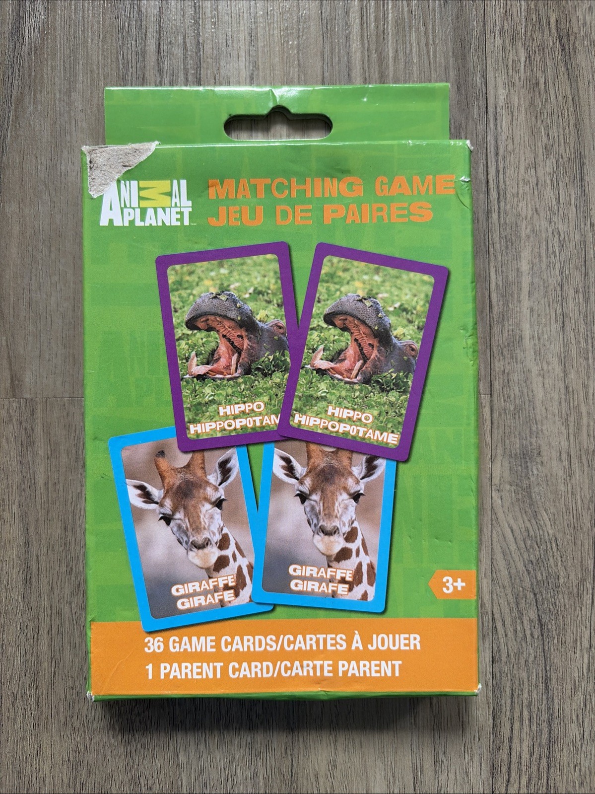 Animal Planet Matching Game Memory Game Make A Match 36 Cards