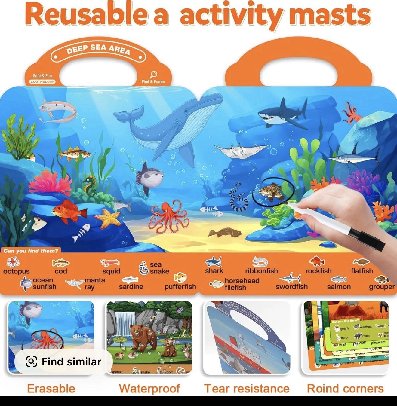 3 In a Pack -Reusable Preschool Learning Activities, Perfect Road Trip Car Airpl