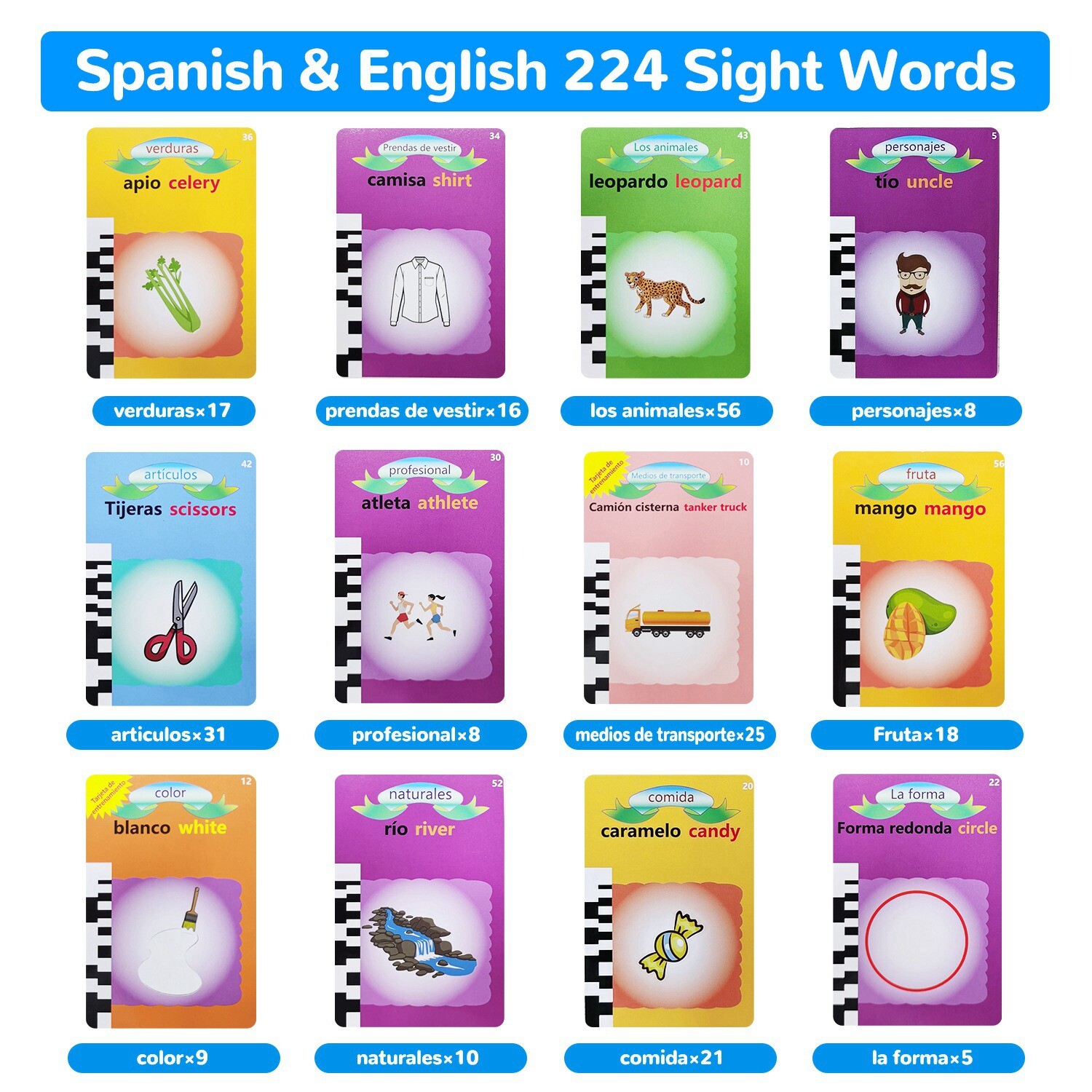 Toddler Toys Talking Flash Cards 224 Sight Words Pocket Speech English Toddlers