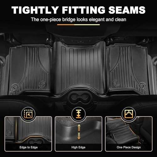 Floor Mats for 2013-2018 Dodge Ram 1500/2500/3500 Crew Cab | All Weather Floor