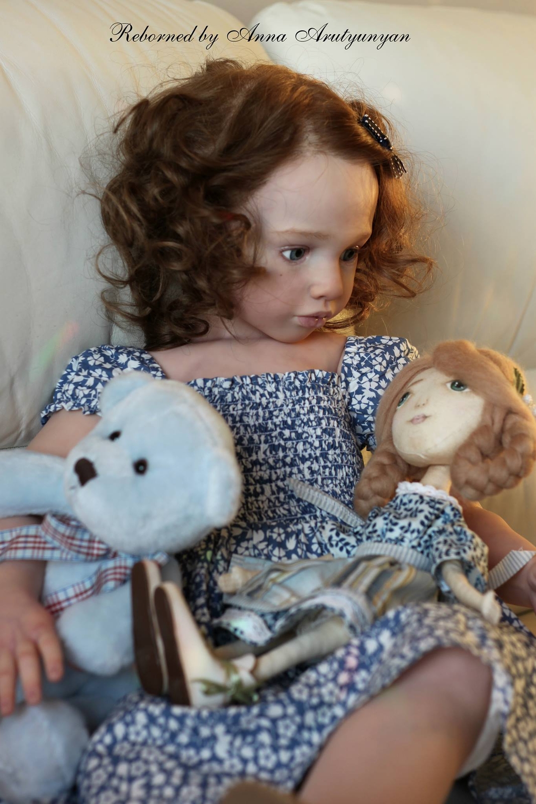 40inch Unpainted Reborn Doll Kit Huge Toddler Girl Blank with CONNECTORS Aloenka