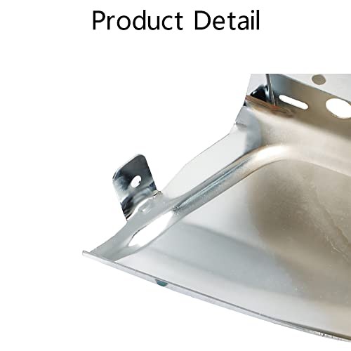 15-20 Ford F150 Rear Bumper End Cap Cover Chrome Right Passenger w/o Sensor Hole