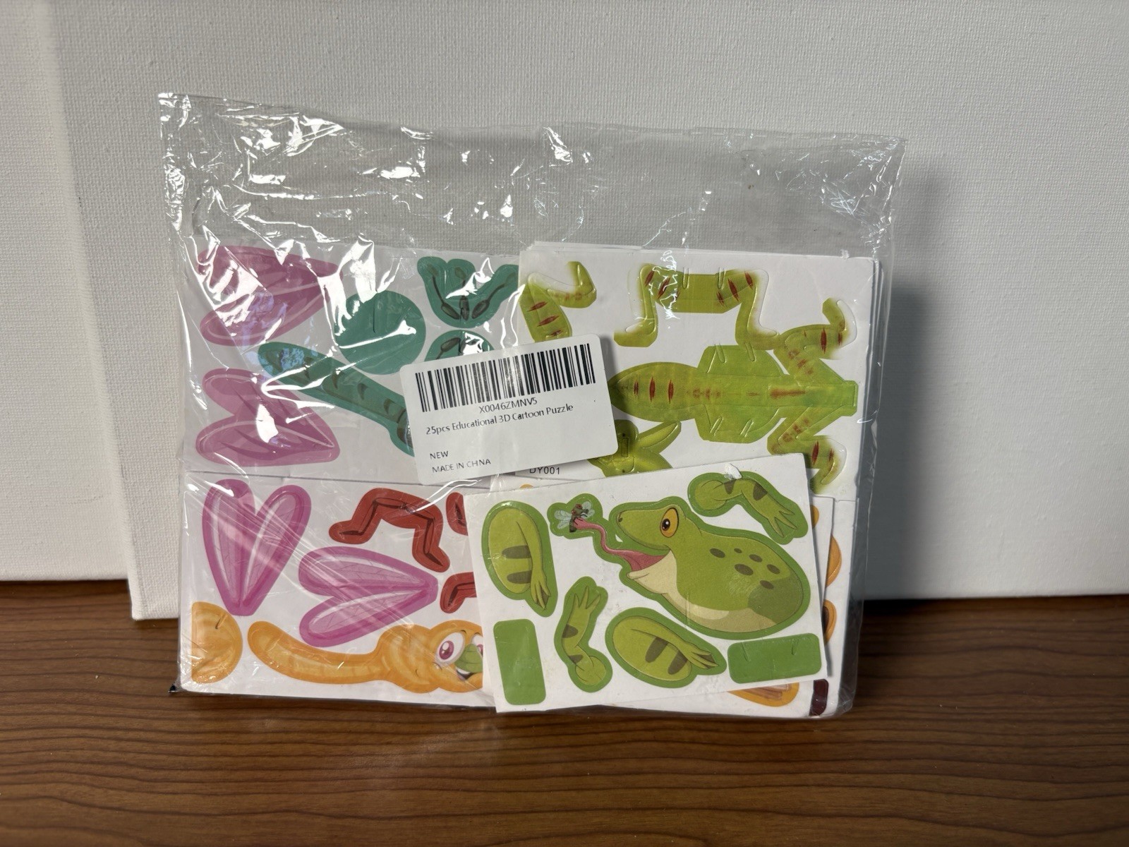 25pcs Jigsaw Puzzles 3D Animal Puzzle Cartoon Theme Puzzle Kit Educational Toys