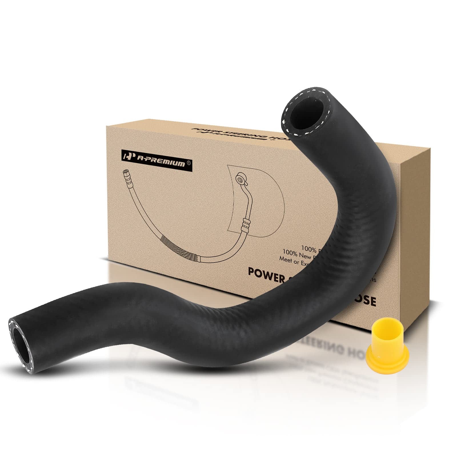 A-Premium Power Steering Reservoir/Suction Line Hose Assembly Black