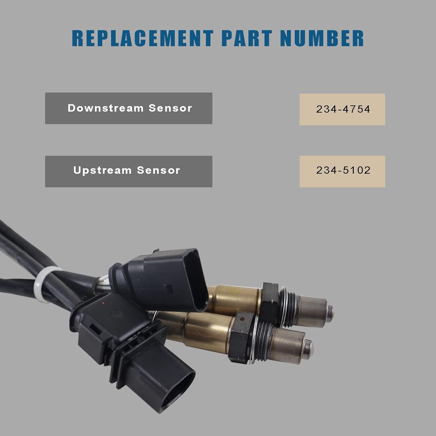 2.5L Oxygen O2 Sensor Upstream & Downstream, Compatible with VW Beetle Passat