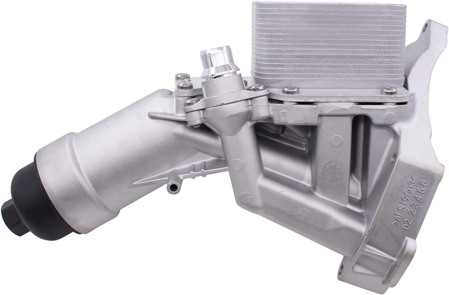 MOTOKU Upgraded Aluminum Engine Oil Cooler and Oil Filter Housing with Filter