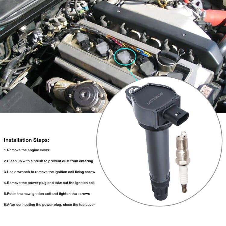 Set of 4 Ignition Coil Pack & Spark Plugs for Jeep Patriot Compass Dodge Avenger