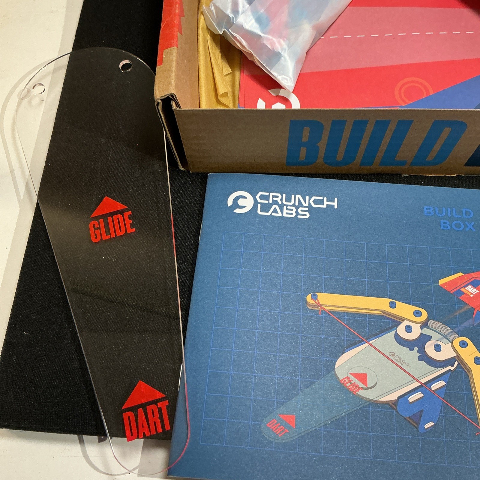 Crunch Labs Mark Rober S.T.E.M. Build Box Airplane Launcher Think Like Engineer