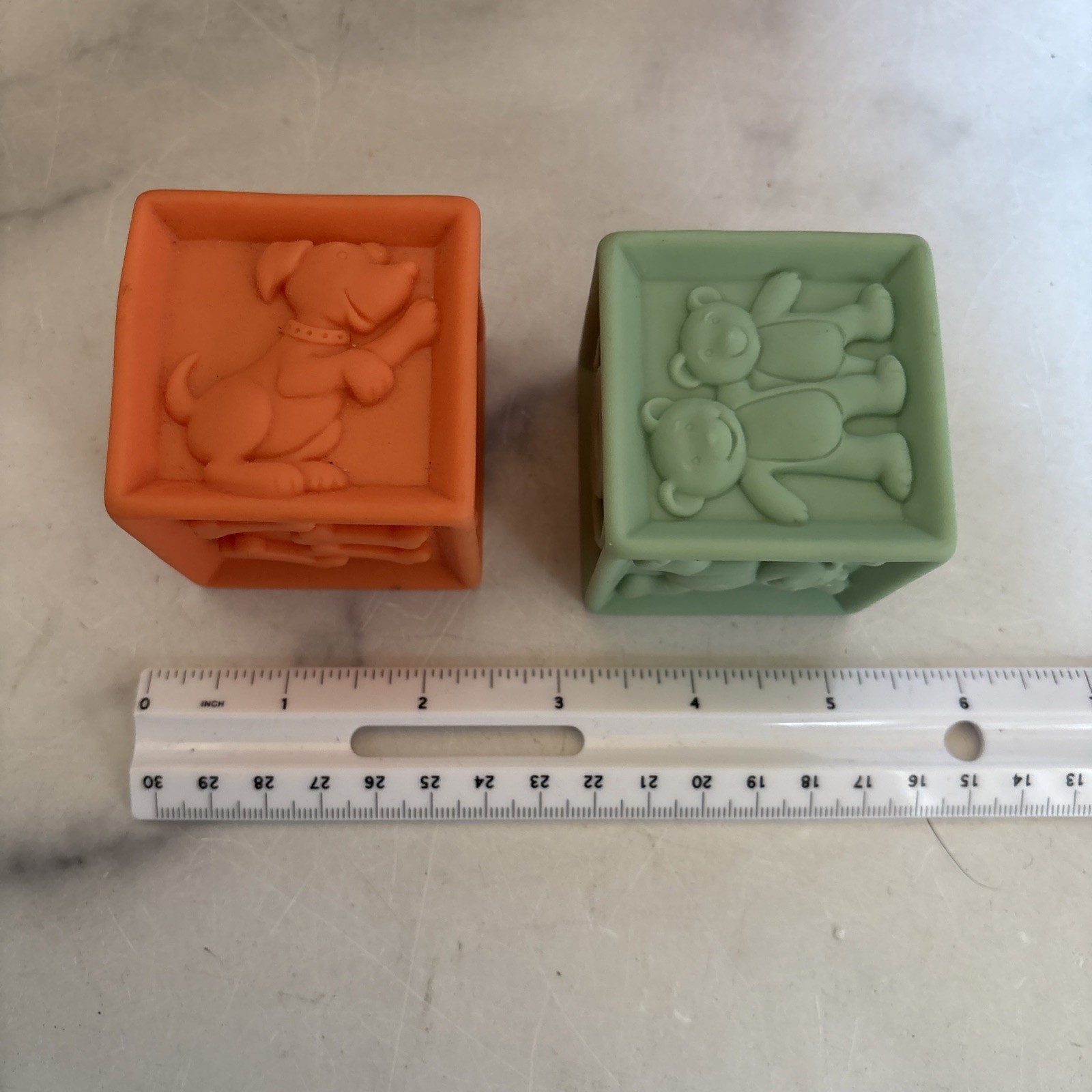 Lot of 20 Soft Building Block Toy Baby Stacking Teething Educational Sensory
