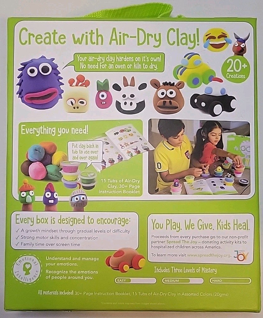 New Open The Joy Activity Box *Clay Box* ages 4-12