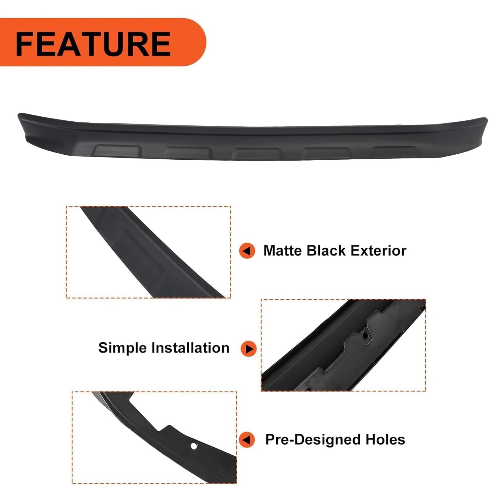 Front Lower Bumper Valance Deflector for 2011-2016 Ford F250 F350 BC3Z17626AA