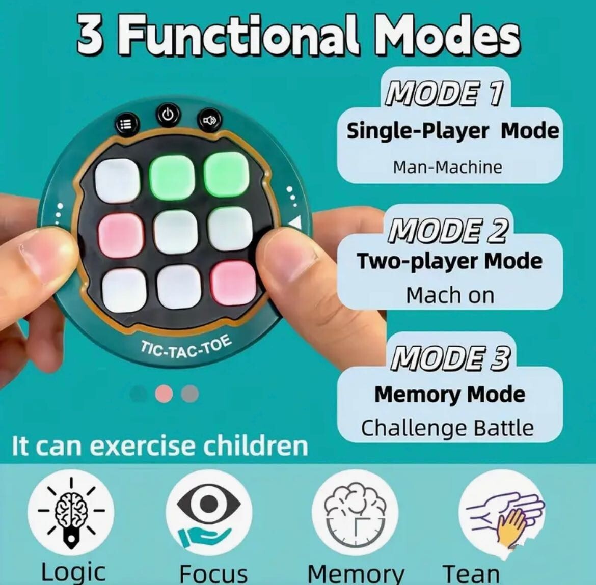 electronic tic-tac-toe game