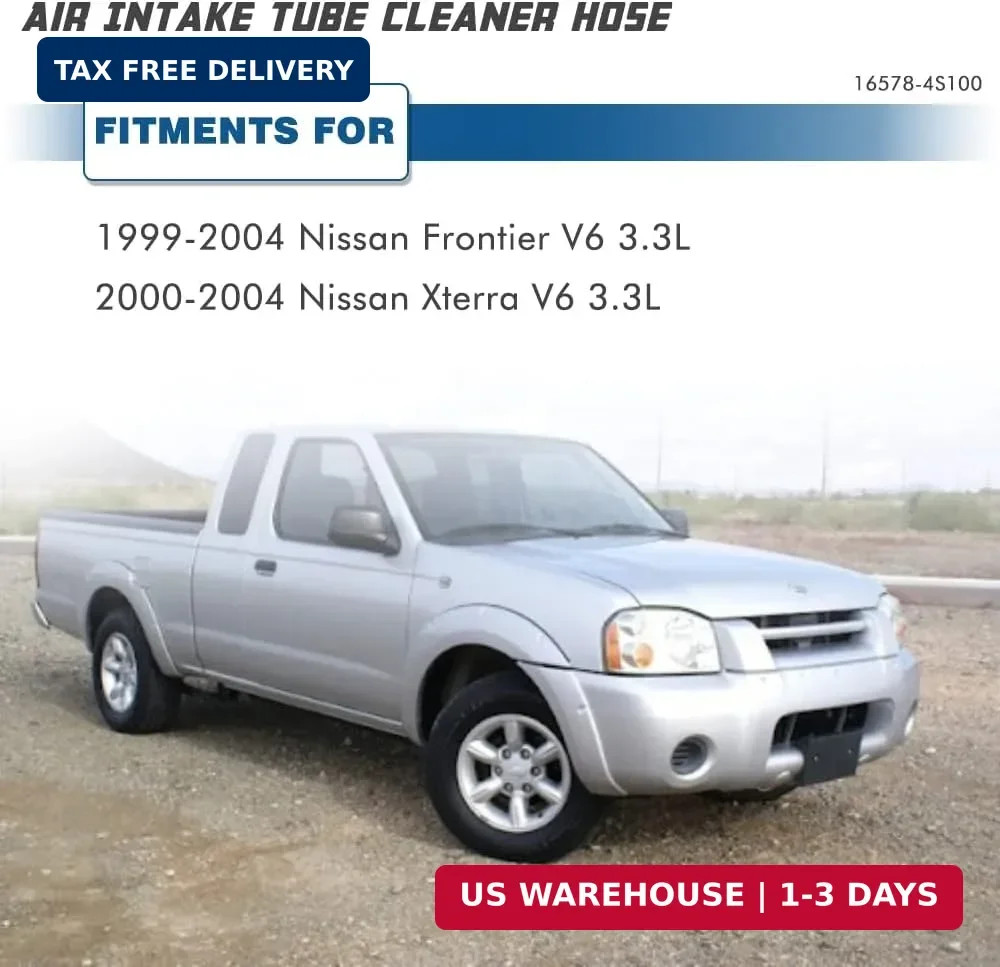 Air Intake Hose Compatible with 1999-2004 Nissan Frontier and 2000-2004 Nissan X