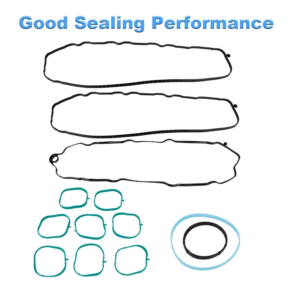 Cylinder Head Gasket Set with Bolts Compatible with GMC Sierra Yukon XL, Chevy