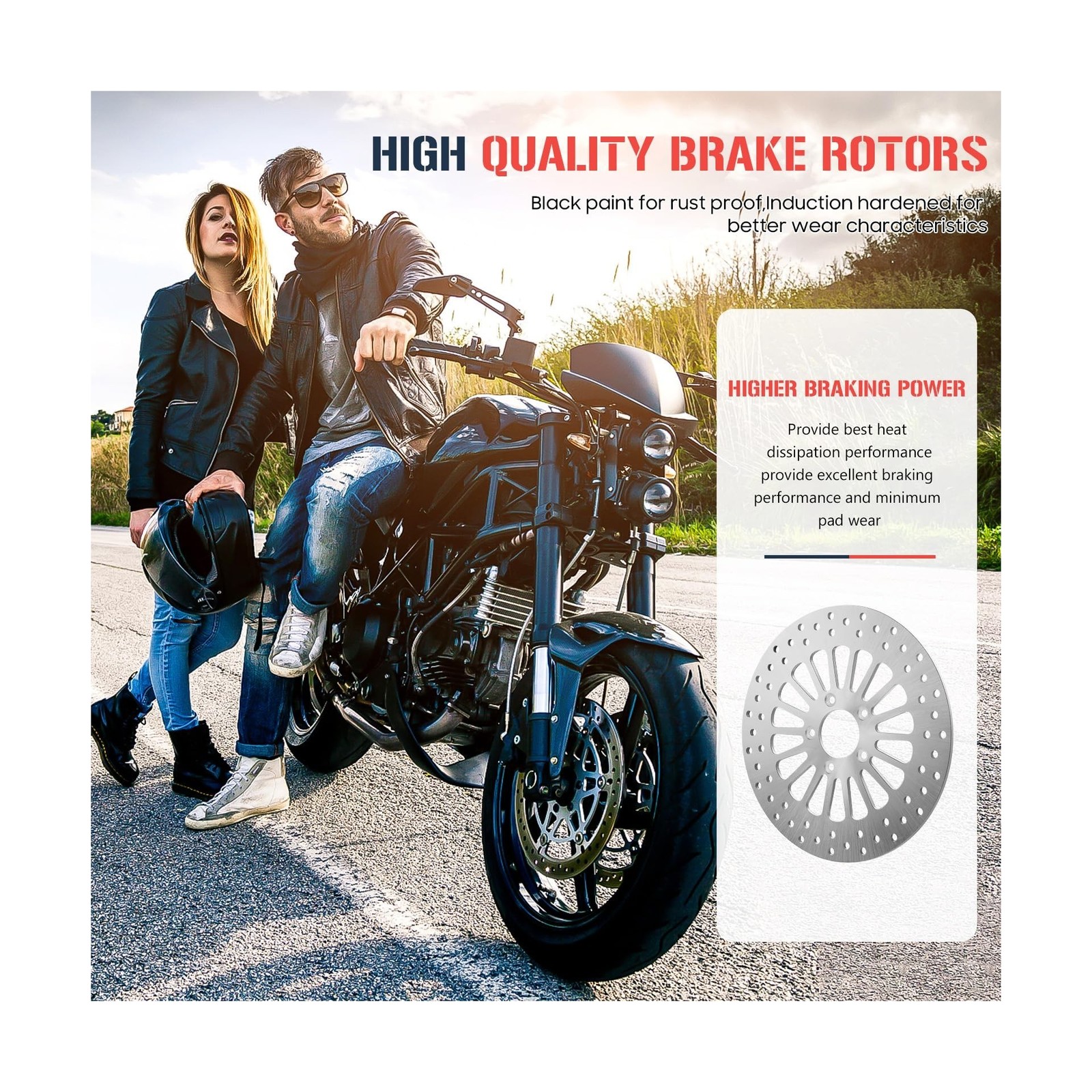 11.8″ Front Brake Rotor for Harley Davidson Touring Models, for Road King/Str…