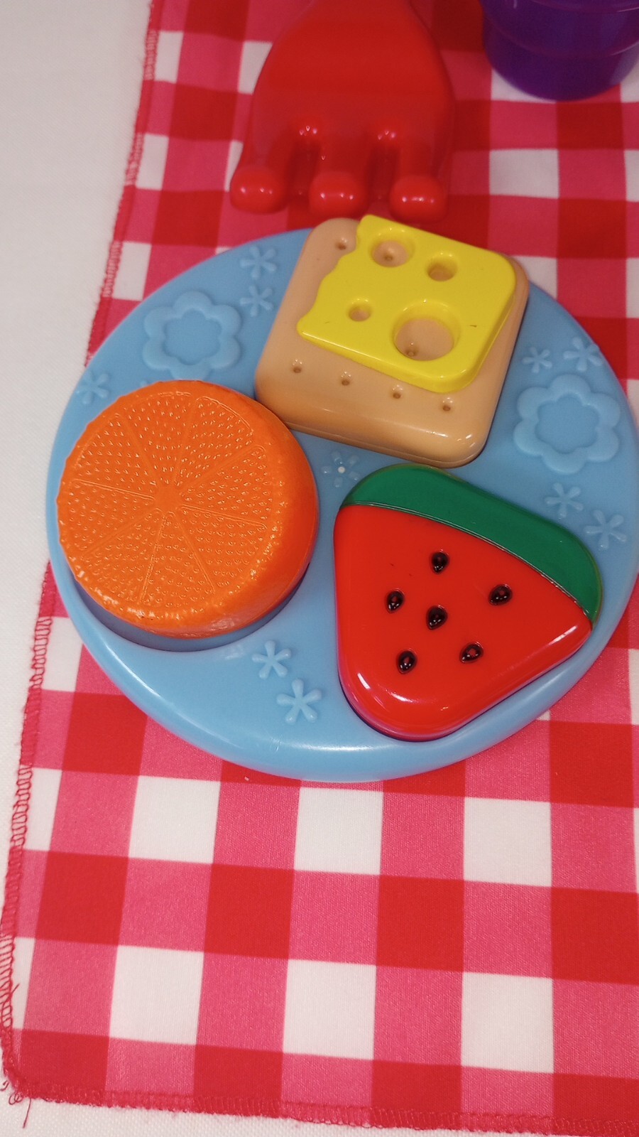Leapfrog Purple Shapes & Sharing Picnic Baskets Learning Toddlers Toy 14Pcs