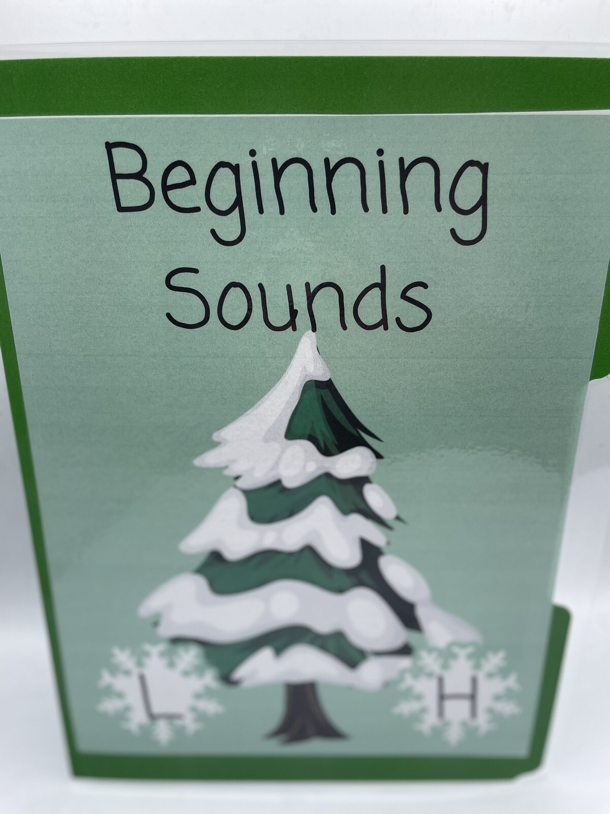 Beginning Sounds File Folder Games 10 Letters Reading Educational Phonics