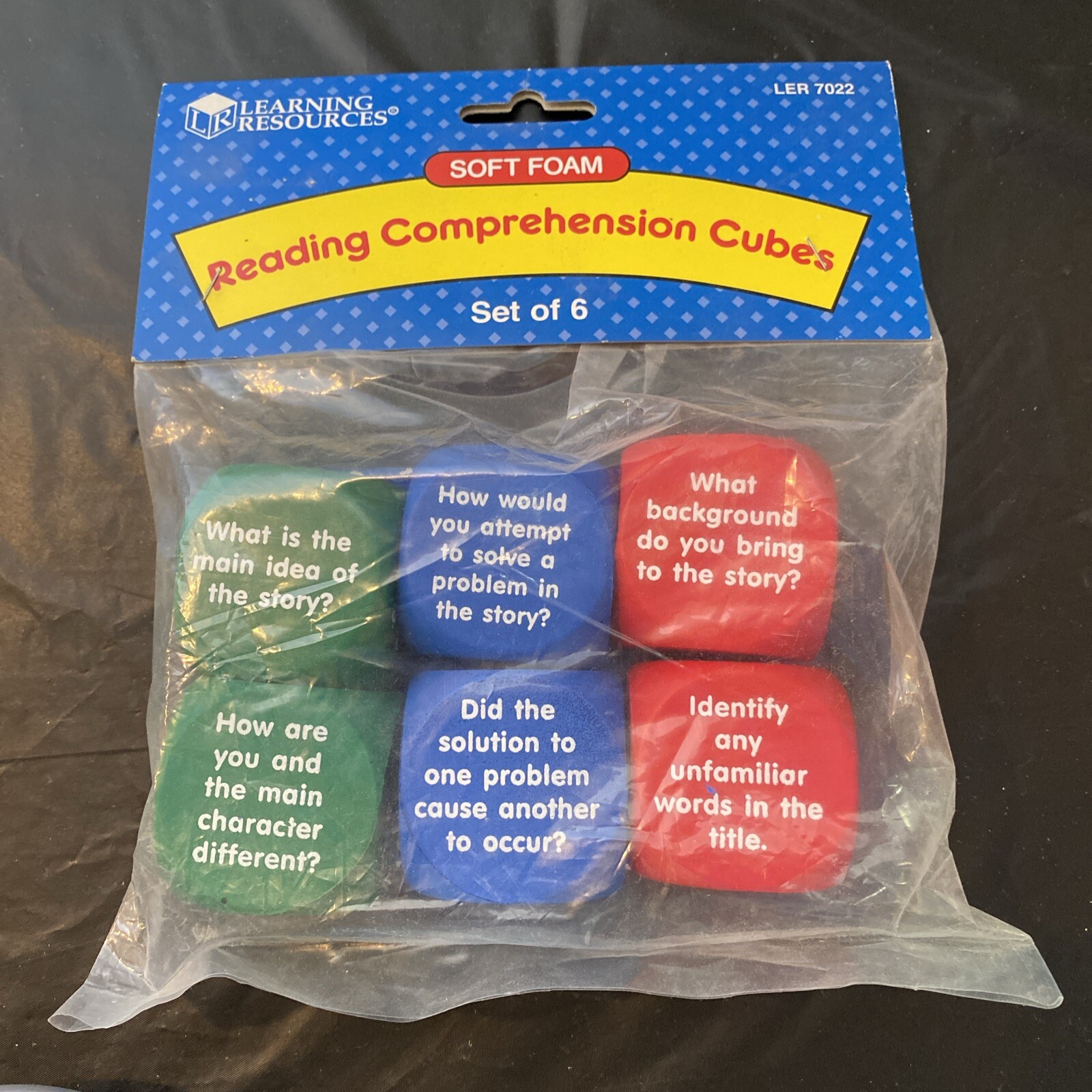 Reading Comprehension Cubes by Learning Resources