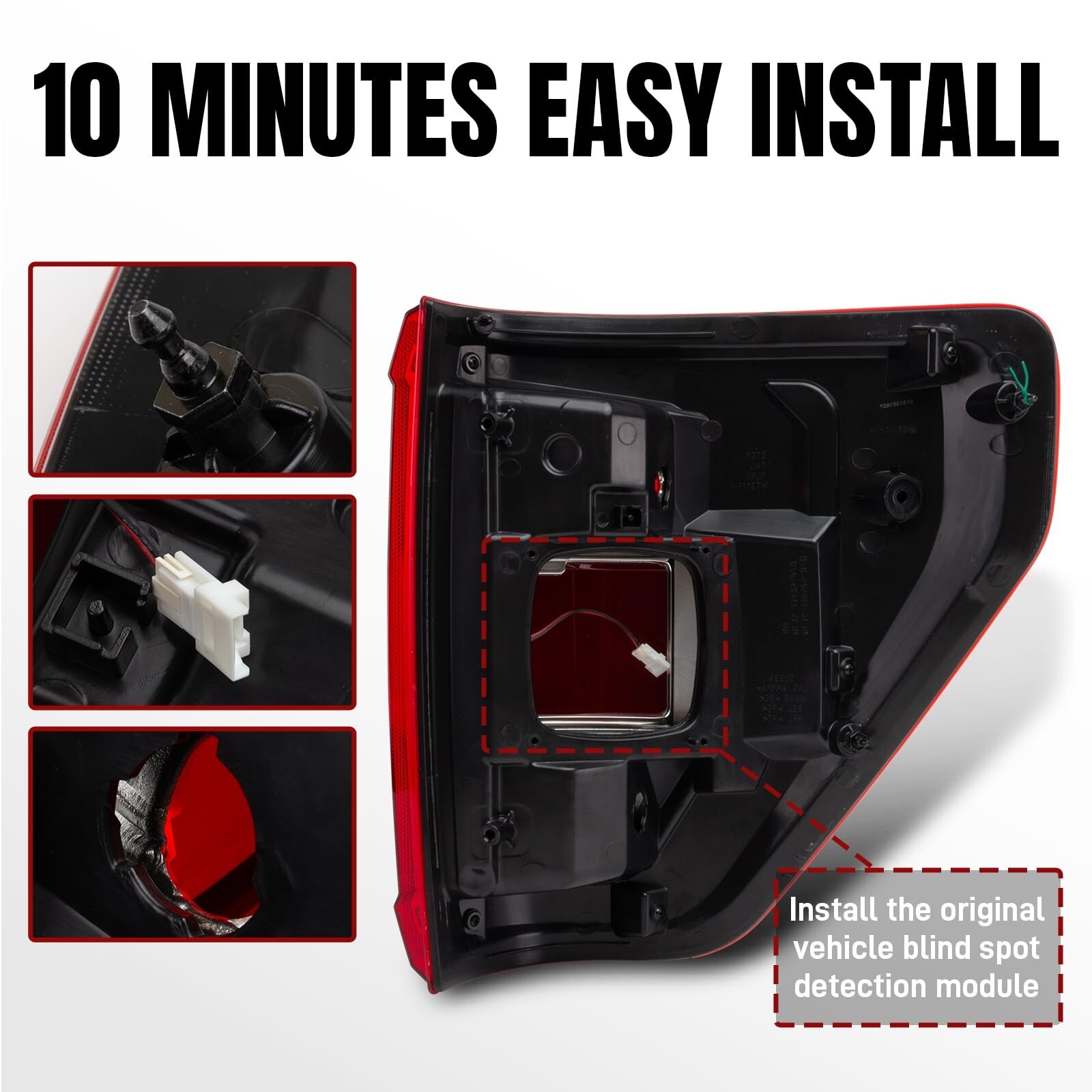 ML3Z13405C Tail Lights Assembly Compatible with Ford F-150 XL XLT 2021-2023 R…