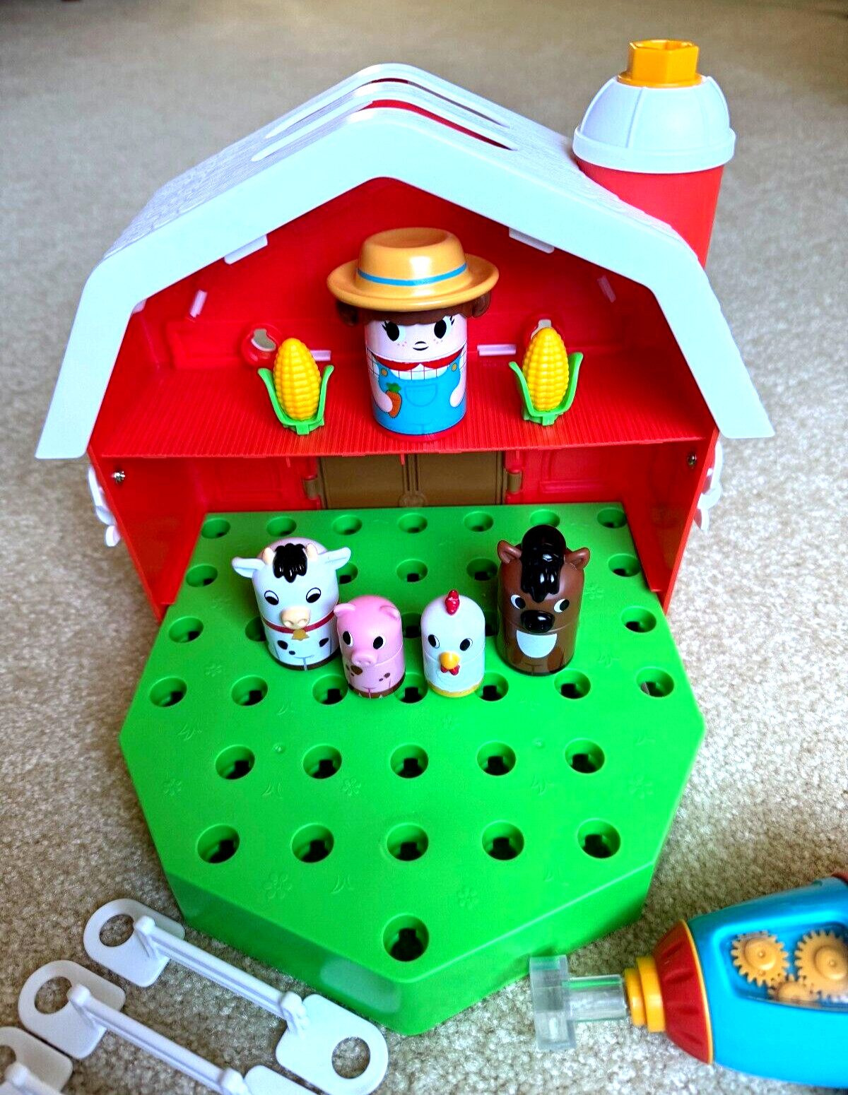 Educational Insights Design & Drill Bolt Buddies FARM Playset Construction STEM