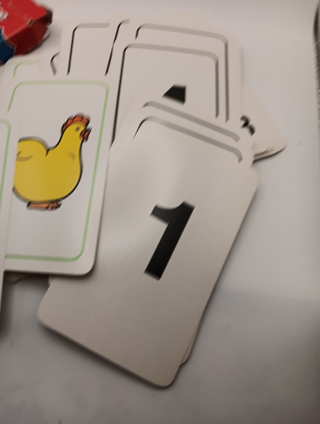 Fisher Price-Preschool Flash Cards-Numbers-2002-52 Cards-2 Instructions