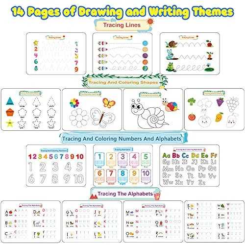 Huijing Montessori Preschool Learning Activities Busy Book – Workbook White