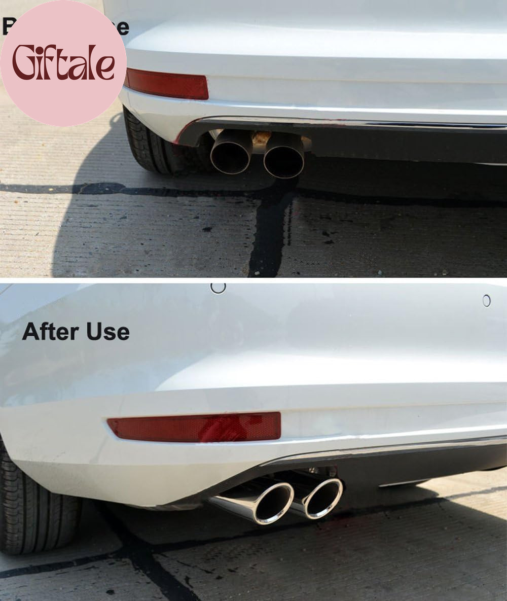 Exhaust Tips Pair Compatible with VW Volkswagen JETTA 2009-2018/ SAGITAR 2011-20